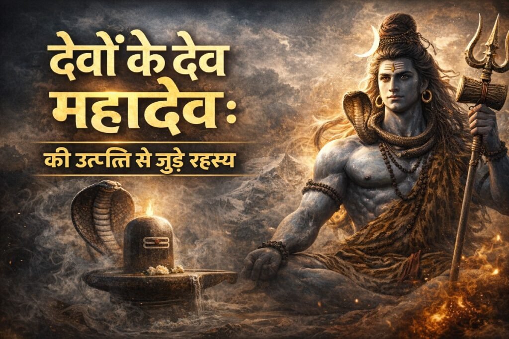 महादेव की उत्पत्ति और रहस्य – देवों के देव महादेव की डिजिटल छवि